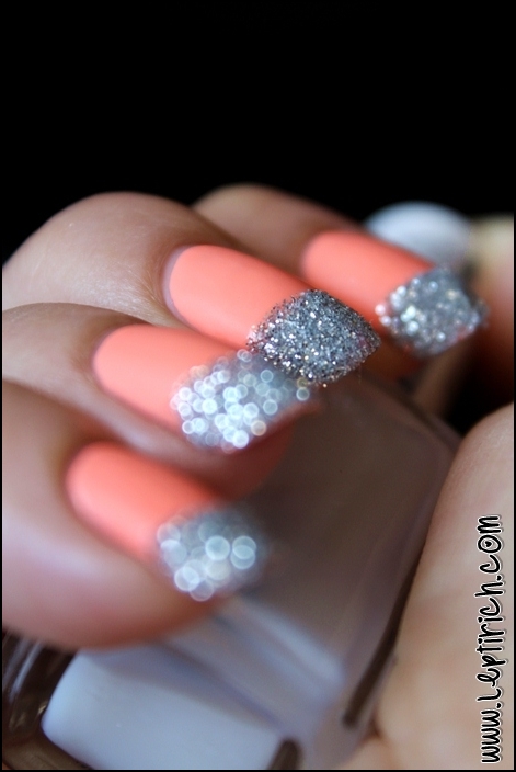 Mat neon with glitter 2